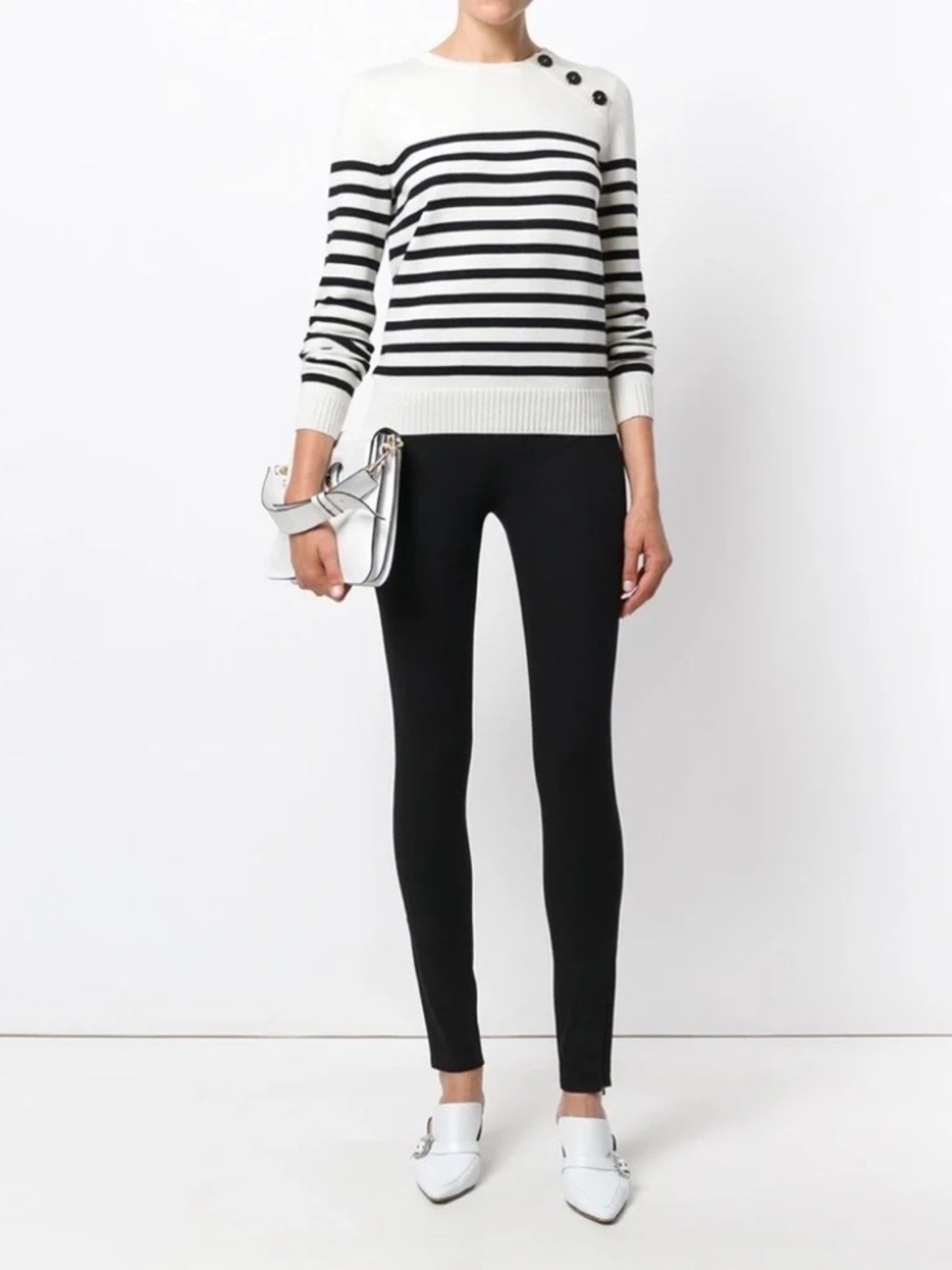 Helmut Lang Pant Style Leggings, Black, Small